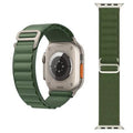 nylon strap 42/44/45/49m – green