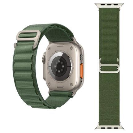 nylon strap 42/44/45/49m – green