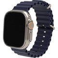 silicone strap 42/44/45/49m – deep blue