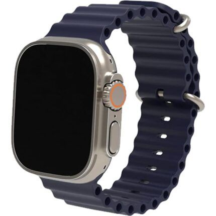 silicone strap 42/44/45/49m – deep blue