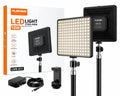 plokama led fill light (live-p11)لوحة إضاءة led احترافية قابلة لتعديل حرارة اللون، مناسبة للتصوير وصناعة المحتوى