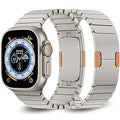 titanium link bracelet band for apple watch