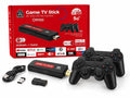 game tv stick q9 maxجهاز game tv stick يعمل بنظام android tv، يدعم دقة 8k hdr وwi-fi 5g، مع ذراعي تحكم لاسلكيين وألعاب مدمجة