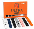 ultra 7 in 1 strapساعة ذكية ultra مع 7 أساور داخل العلبة.تصميم عصري.إمكانية تغيير الأساور بسهولة.مناسبة لجميع الإطلالات.