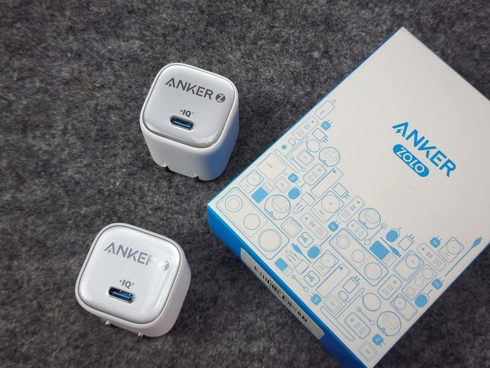 شاحن anker zolo usb-c الأصلي – شحن سريع 30 واط بحجم صغير